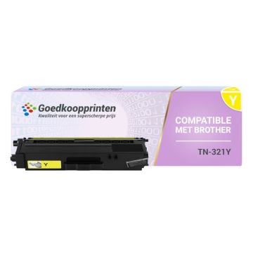 Kompatible Druckerpatrone zu Brother TN321Y Toner Gelb (3.500 Drucke)