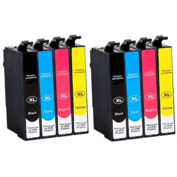 Kompatibles Set 2x4 Druckerpatrone für Epson 604XL