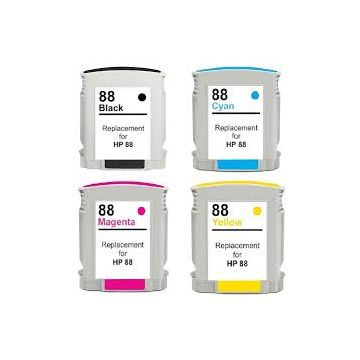 Kompatible Druckerpatrone für HP 88XL Multipack (4 Stück)