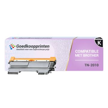 Kompatible Druckerpatrone zu Brother TN-2010 Toner Schwarz (2.600 Drucke)