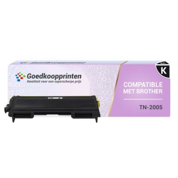 Kompatible zu Brother TN-2005 Toner-Kartusche Schwarz (2.600 Ausdrucke)