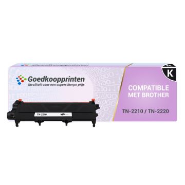 Kompatible zu Brother TN-2210 / TN-2220 Toner-Kartusche Schwarz (2.600 Ausdrucke)