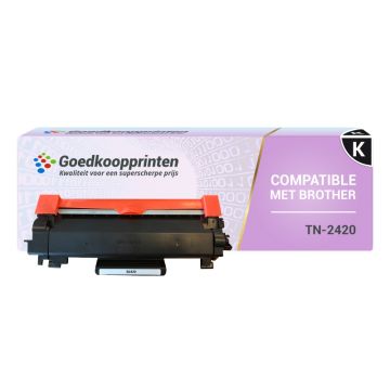 Kompatible zu Brother TN-2420 Toner-Kartusche Schwarz - 3.000 Ausdrucke