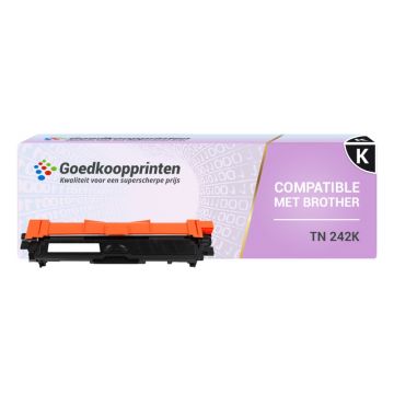 Kompatible Druckerpatrone zu Brother TN-242BK Toner Schwarz (2.250 Drucke)