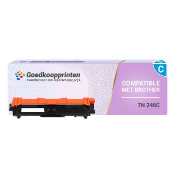 Kompatible Druckerpatrone zu Brother TN-246C / TN-242C Toner Cyan (2.200 Drucke)