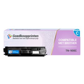Kompatible zu Brother TN-900C Toner-Kartusche Cyan (6.000 Ausdrucke)