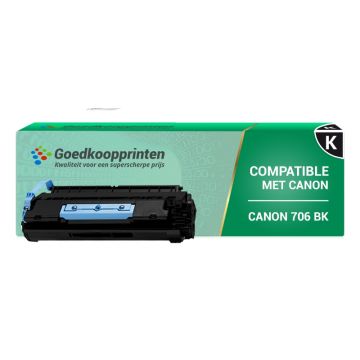 Canon 706 BK Tonerkartusche Schwarz (5.000 Drucke) - Hausmarke