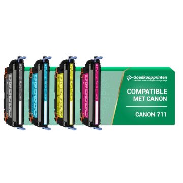 Canon 711 Tonerkartusche Multipack Schwarz und Farbe - Hausmarke