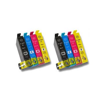 Kompatibles 2 x 4 Set Druckerpatronen für Epson T1636 (16XL) mit Chip