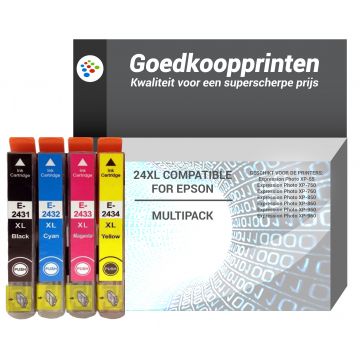 Kompatible Druckerpatrone für Epson 24XL Multipack