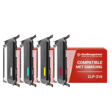 Kompatibles Set für Samsung CLP-310 (CLT-P4092C) Toner-Kartuschen Multipack