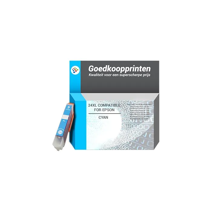 Epson T2432 Tintenpatrone Cyan (12 ML) - Hausmarke